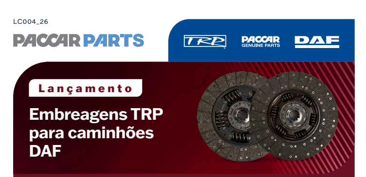 Embreagens TRP para caminhões DAF
